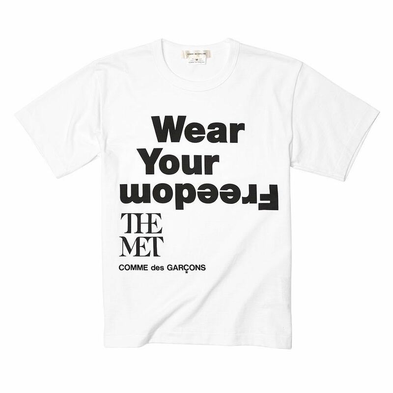 Comme des garons THE MET XXL コムデギャルソン メトロポリタン美術館 White Tシャツ ギャルソン