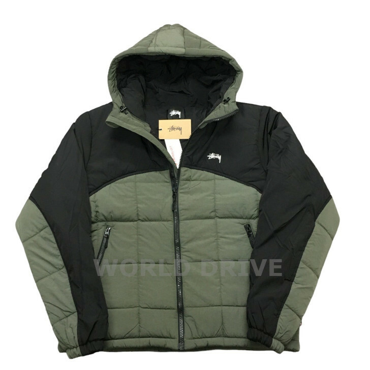 新品 Mサイズ STUSSY PRIMALOFT MOUNTAIN JACKET ロゴ マウンテンジャケット