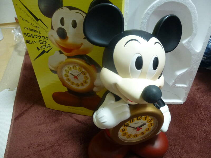SEIKO セイコー おしゃべり 目覚まし時計 ミッキーマウス Disney Time ディズニータイム クォーツ クロック 40cm