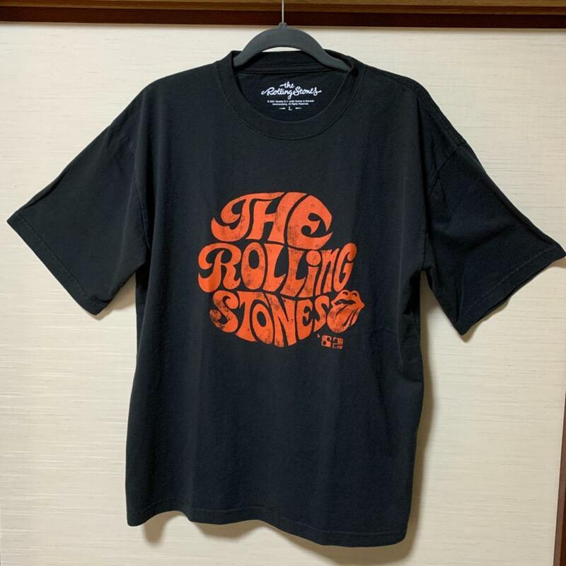 The Rolling Stones ローリングストーンズ - MEN ロゴ Tシャツ サイズはL ロックTシャツ バンドTシャツ ( 新品 タグ付き 未着用品 )