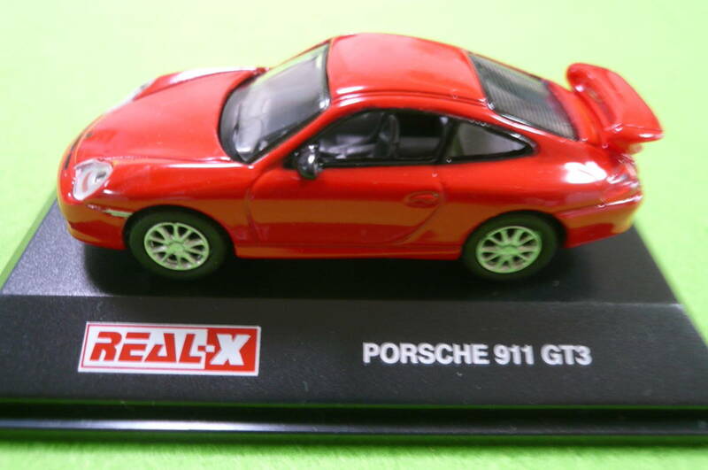 【希少・新品】REAL-X1/72 ミニカーコレクション★ PORSCHE 911 GT3 ☆ レッド