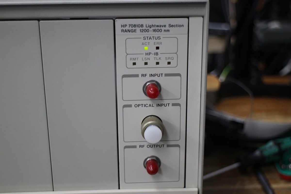 【正常動作品】HP 70810B 1200-1600nm 22GHz OE コンバーター