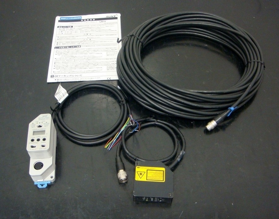 【正常動作品】ANR1215/ANR5231,ANR81200 レーザー変位センサ/コントローラ
