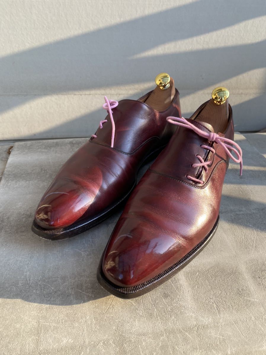 CROCKETT&JONES ハンドグレードライン サイドレース　8 限定品　プレーントゥ クロケットアンドジョーンズ