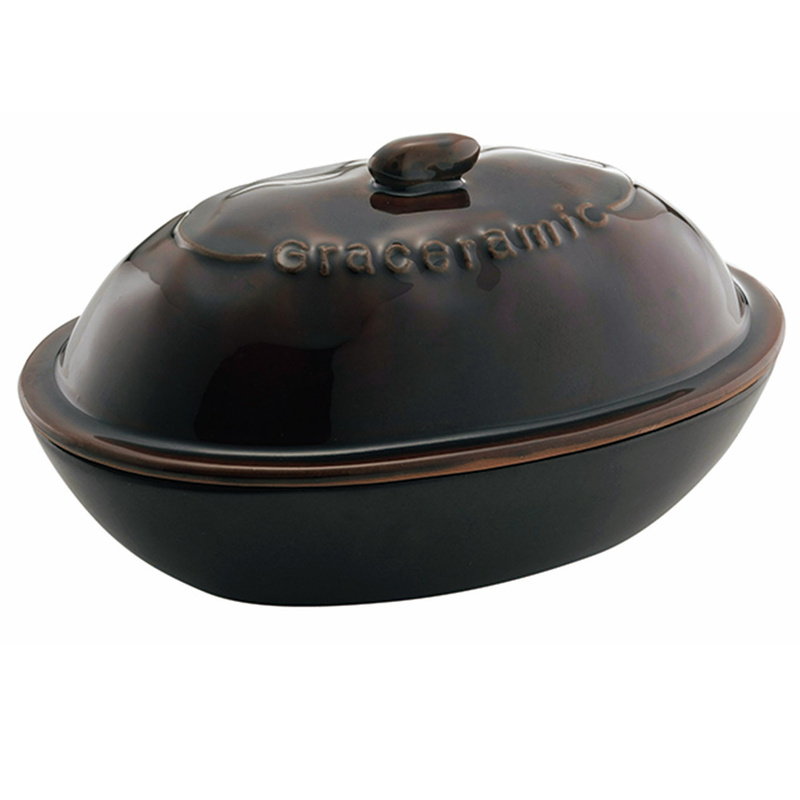 陶製焼きいも器 陶器製電子レンジ調理器 グレイスラミック GC-04/0205