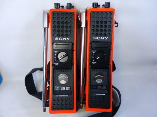 ΦSONY　ICB-600　トランシーバー　2台セット　　レトロ　ビンテージ　ソニー