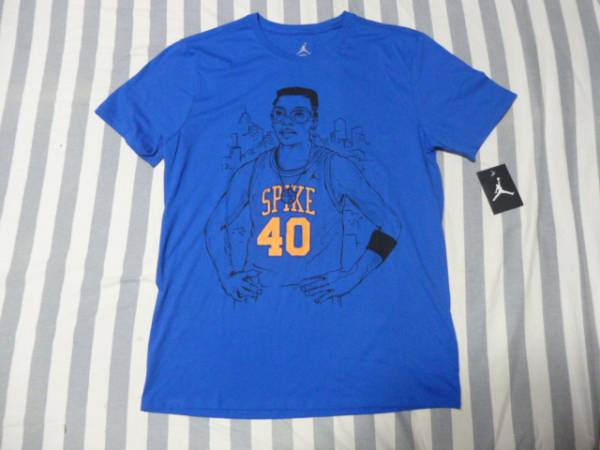 格安即決!ナイキ エア ジョーダン SPIKE 40 Tシャツ ブルー MorL 新品