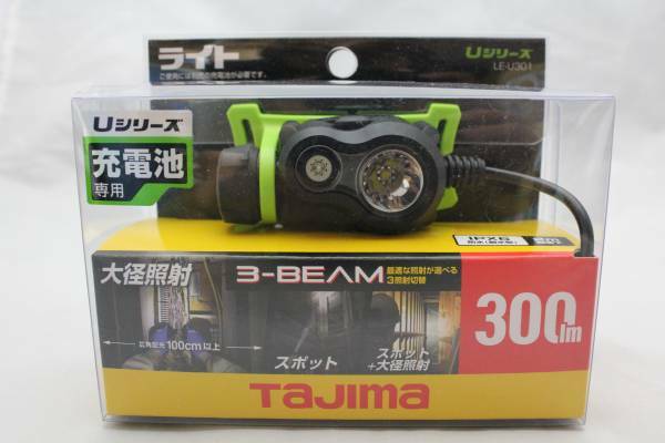 新品 税込 タジマ ペタLEDヘッドライトU301 LE-U301