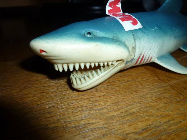 レトロ BANDAI JAWS ジョーズ フィギュア ソフビ 40年くらい前