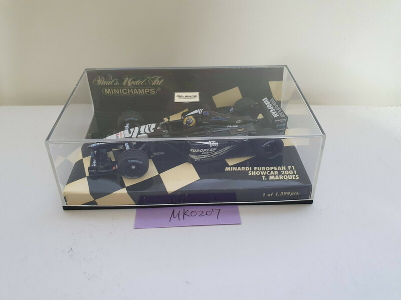 MINICHAMPS 1/43 MINARDI EUROPEAN F1 SHOWCAR 2001 T. MARQUES 未使用品