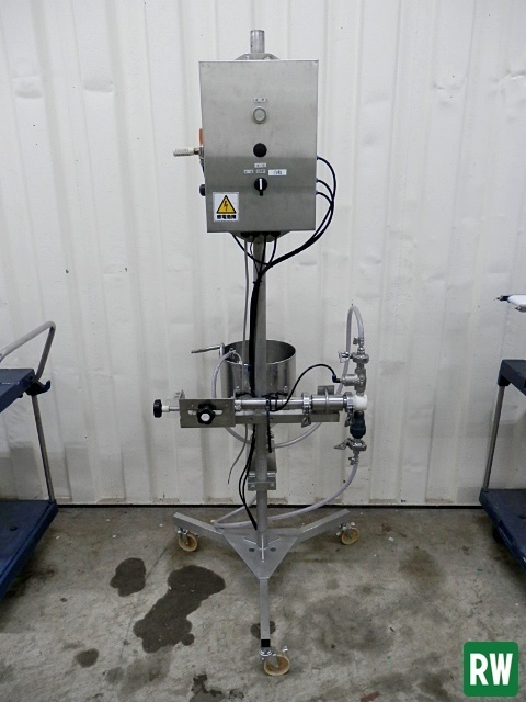 液体充填機 (株）古川製作所 FSS-50 単相200V/エアー 幅700×奥行700×高さ1660ｍｍ 少量 充填機 食品工場設備 試運転動画あり [3-218283]