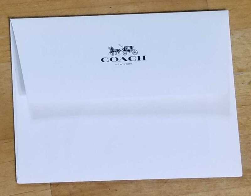 ★COACH 封筒 送料84円～★