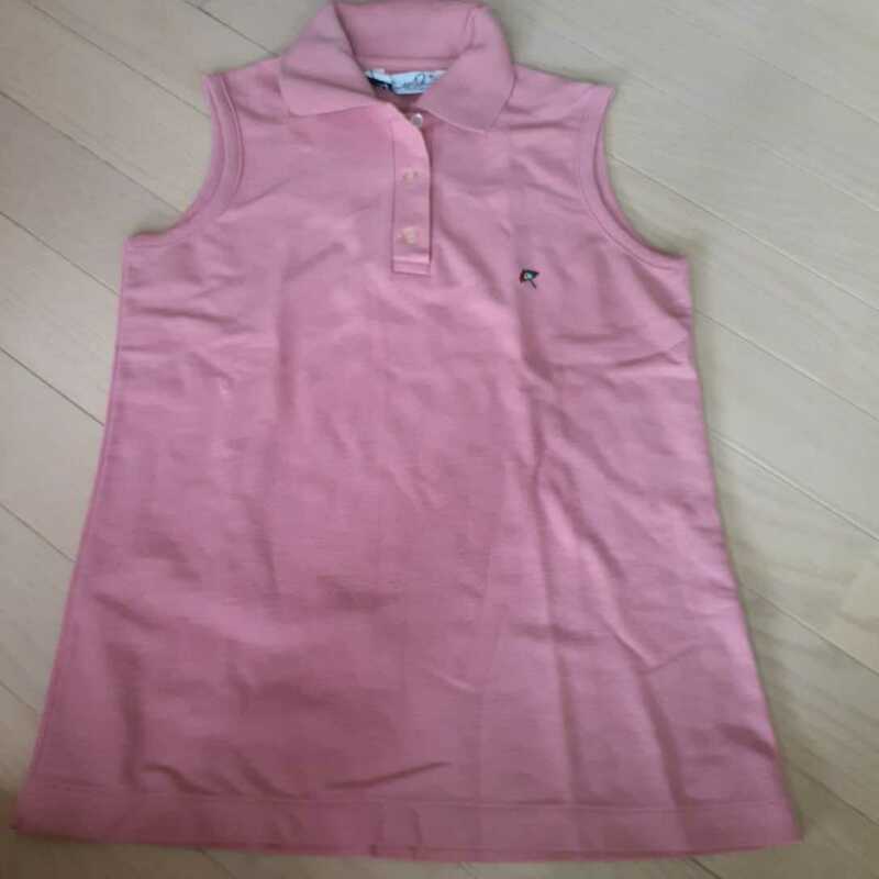 春夏 アーノルドパーマー サイズ9 ピンク 美品　ノースリーブ ポロシャツ ゴルフ テニス 未使用