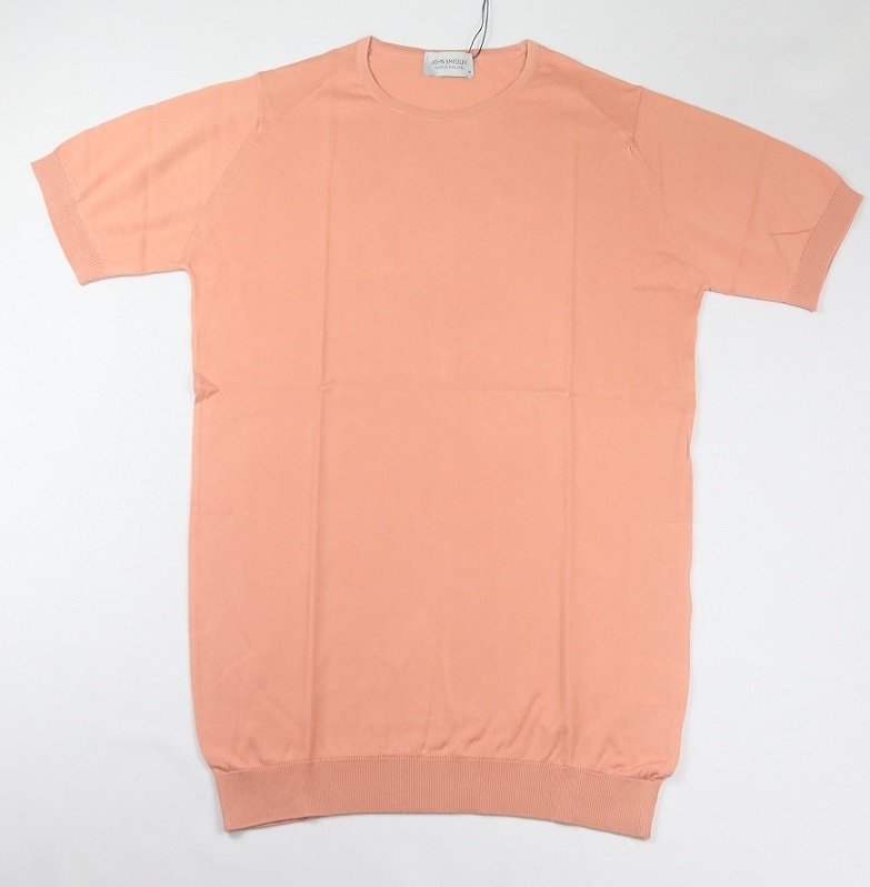 新品 John Smedley　ジョンスメドレー 最高級シーアイランドコットン　Tシャツ Sサイズ 　MADDER 