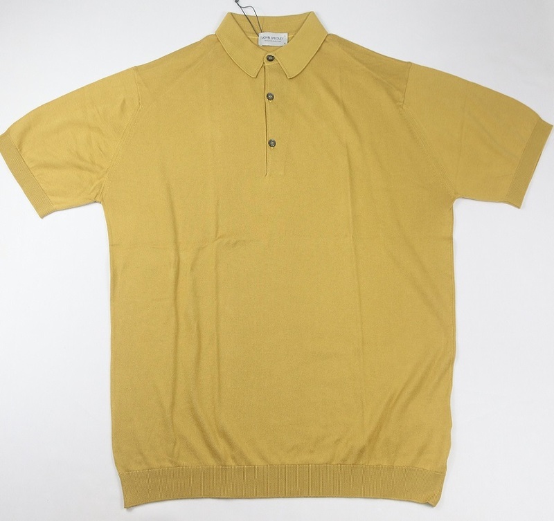 新品 John Smedley　ジョンスメドレー 最高級シーアイランドコットン　ポロシャツ XLサイズ 　FUSTIC