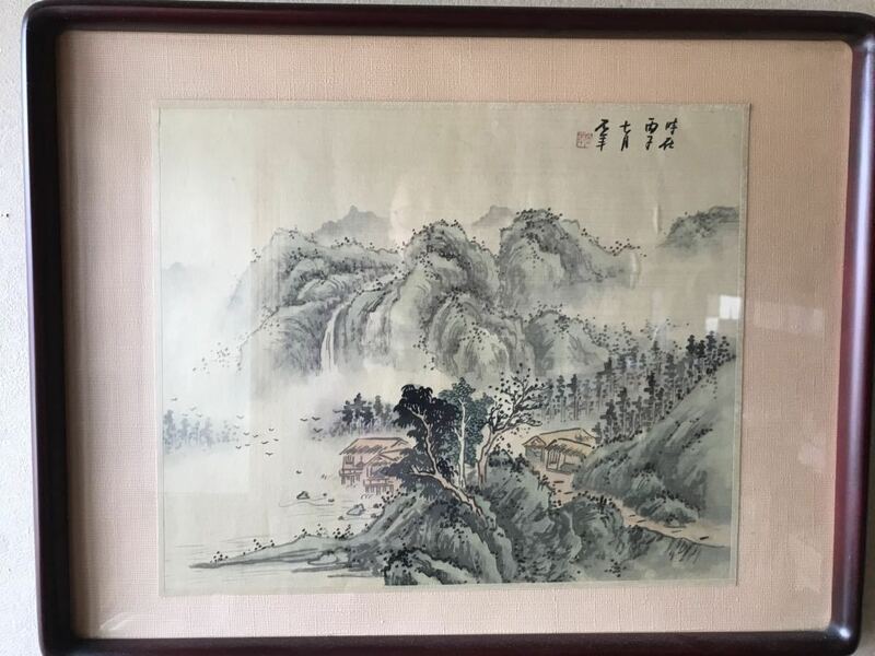 額縁　絵画　中国美術