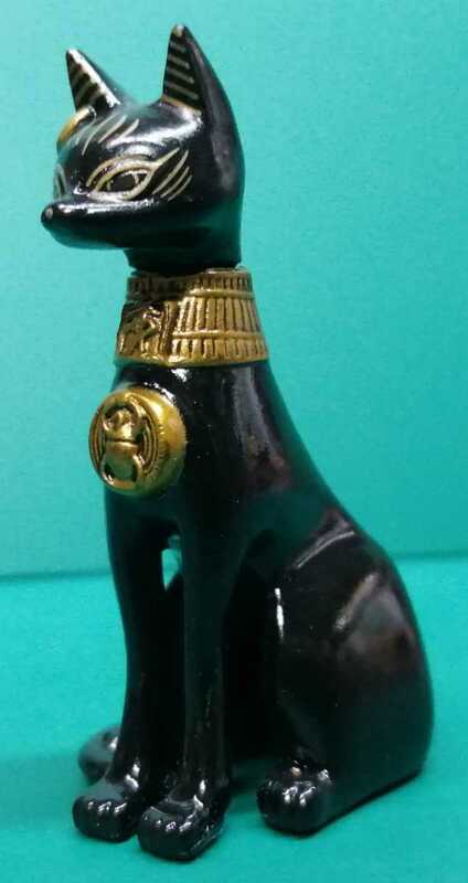 バステト 細 黒 エジプト神 電脳大工 エジプト　猫　フィギュア　バステト神