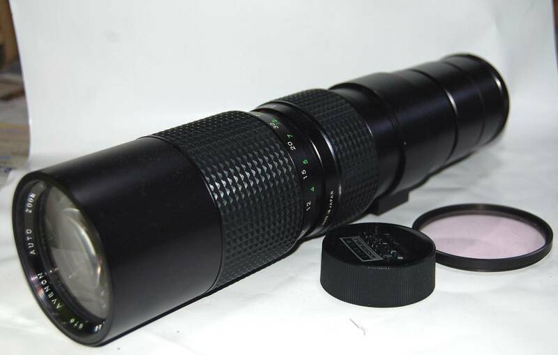 珍品　アベノンオートズーム200-500mmF8　ミノルタ用　難ありジャンク品