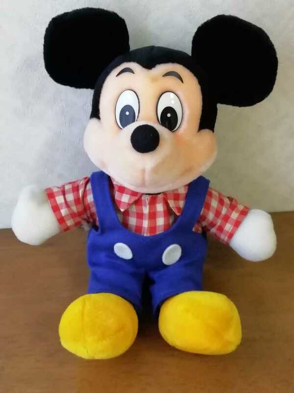 レア 着せ替え ミッキーマウス ぬいぐるみ 人形 希少品 レトロ ディズニー オールド ミッキー Dress up Mickey doll 送料込み