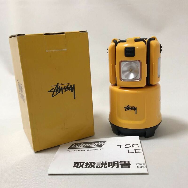 新品 STUSSY x COLEMAN x タワレコ LED ランタン ( ステューシー チャプト 周年 記念 限定 コールマン レア )