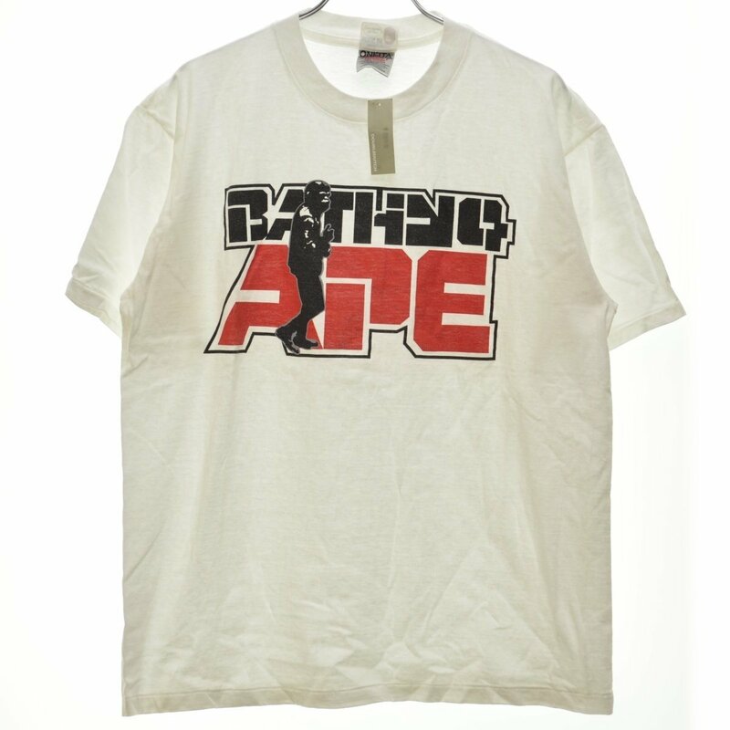 【Lサイズ】A BATHING APE / アベイシングエイプ 初期 90s oneitaボディ 猿の惑星 半袖Tシャツ bape ベイプ