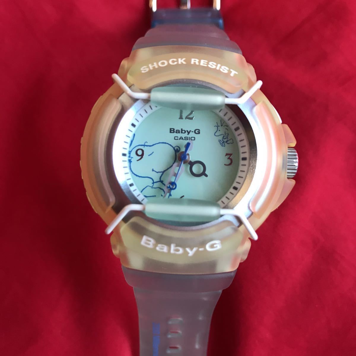 ★即決有★ 限定 スヌーピー Baby-G アナログ ライト機能有 PEANUTS SNOOPY Baby-G BG-20 CASIO スヌーピー コラボ ベビーG ★極美品★