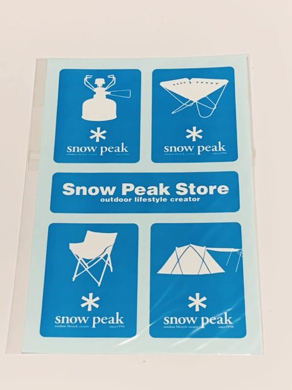 snow peakスノーピーク　ステッカー　未使用品