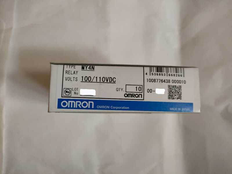 OMRON　MY4N DC100/110　1箱 10個入り 未使用品