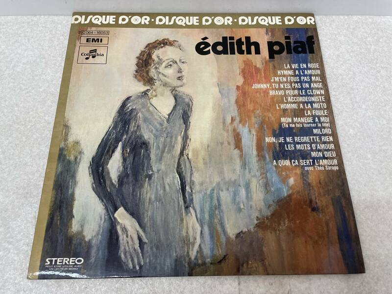 【J-3-128】　　LE DISQUE D'OR de EDITH PIAF レコード