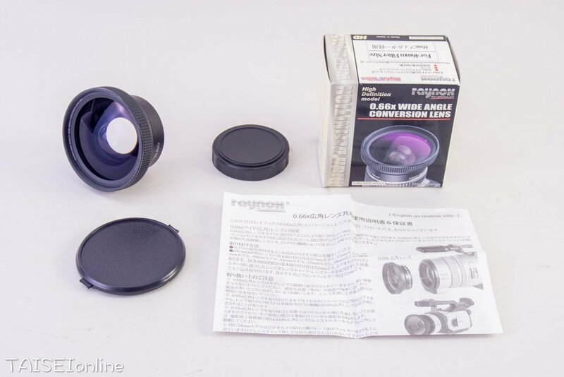 レイノックス 0.66×ワイド(広角)レンズ raynox HD-6600PRO(46mm) No.4　ジャンク品扱い 22051807