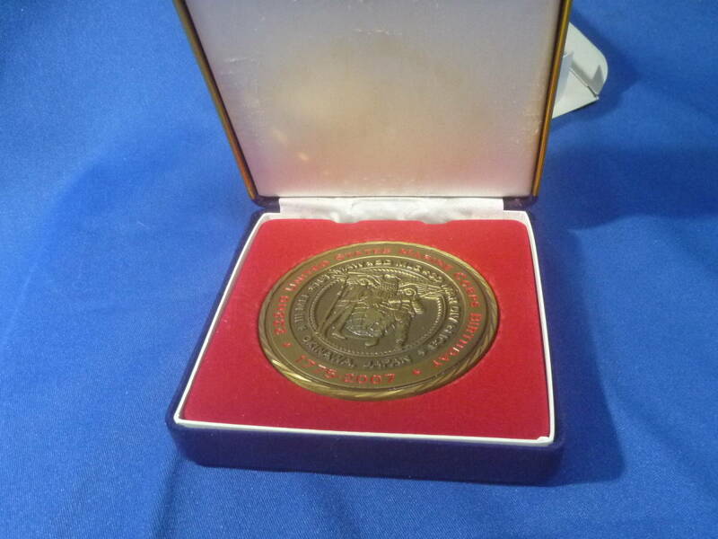 米国海兵隊232回創立記念メダル 質量196g 径8cm 厚さ5mm、新品-220522-902R