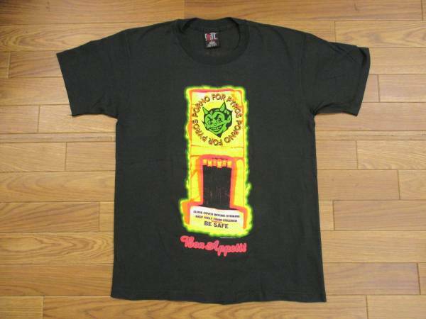 ９０’ｓ PORNO FOR PYROS ポルノ フォー パイロス バンド ロック ツアー Tシャツ ビンテージ USA製 bon appetit