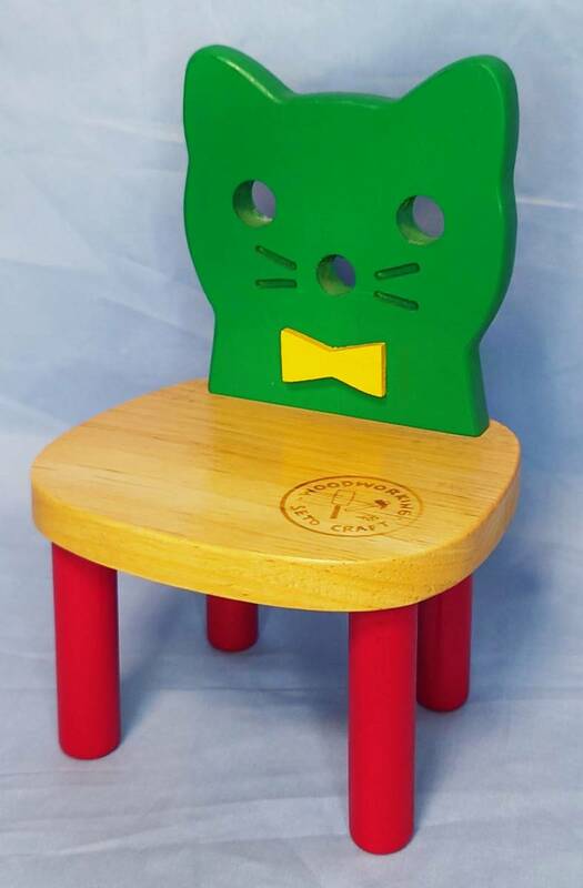 木製 ディスプレイ用 ミニュチュア椅子 緑色 SETO CRAFT インテリア