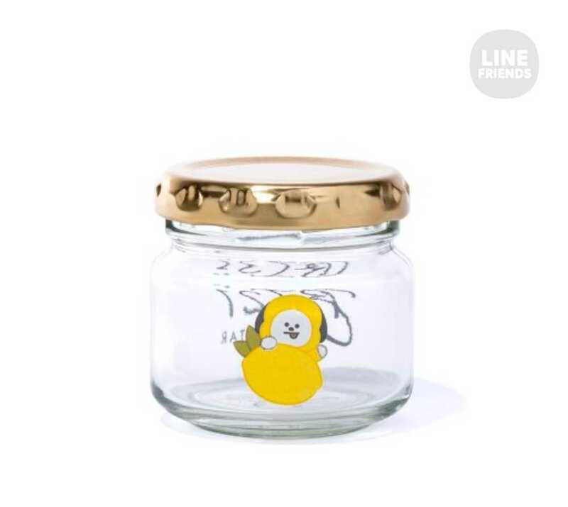 BTS 防弾少年団 BT21公式グッズ LINEフレンズ ガラス小物入れ(フルーツ) CHIMMY ジミン パクジミン JIMIN 