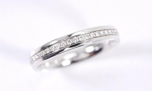 ティファニー メトロリング フルエタニティ ダイヤモンド K18WG #9 TIFFANY＆Co. ウェディング 指輪