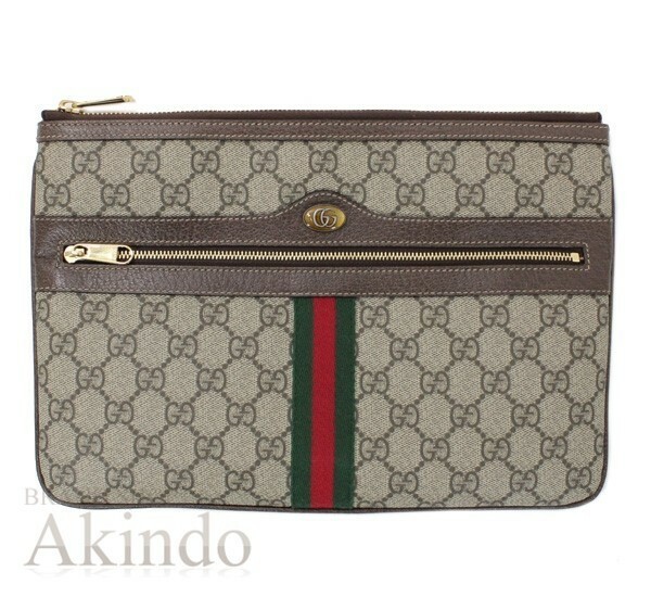 グッチ クラッチバッグ GGスプリーム オフィディア ポーチ メンズ レディース 517551 GUCCI/TK1371