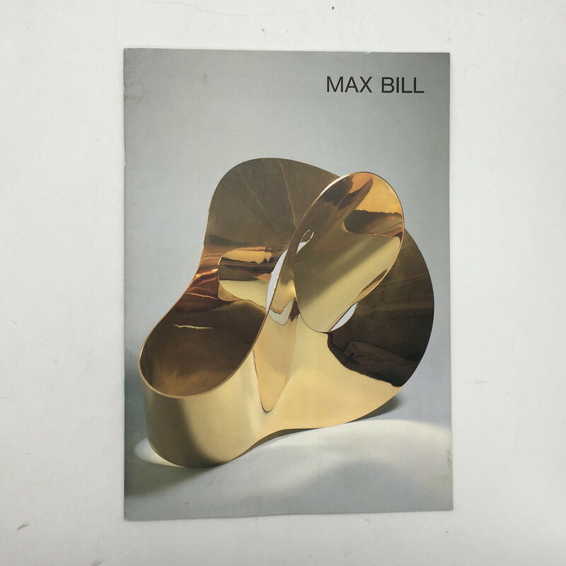 【図録】 マックス・ビル展　MAX BILL　現代彫刻センター　　作品集　彫刻　絵画　b4ny3