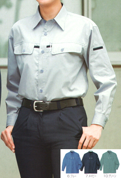 激安・UN８６６－７・長袖シャツ　(男・女兼用)１着・￥５，１８４(税込)を！Lサイズ ・１着　・新品未使用品