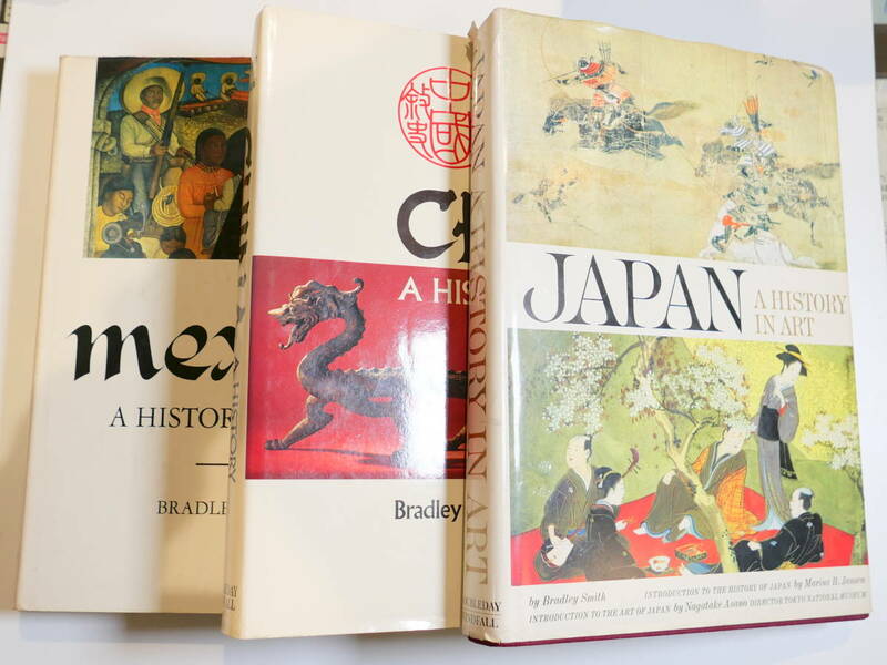 美術歴史書●BRADLEY SMITH A HISTORY IN ART メキシコ 日本 中国 3冊セット 325×225ｍｍ