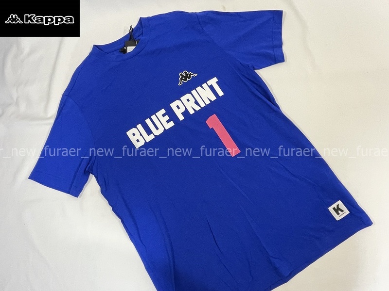 KAPPA KONTROLL カッパ　コントロール　BLUE PRINT Tシャツ (L)