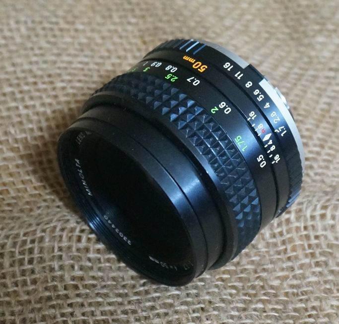 動作OK Minolta MC ROKKOR PF 50mm f1.7 ミノルタ