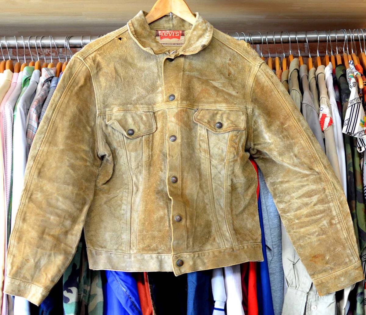 v88/LEVI'S SUEDEビッグE スエード 3rd BigE 60's Mサイズ