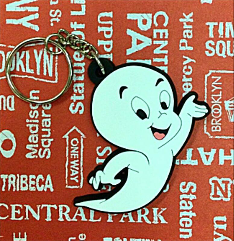 ラバーキーリング / キャスパー Casper キーホルダー アメリカン雑 おばけ かわいい USA カギ アクセント ワンポイント