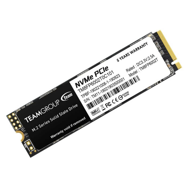 【送料無料】M.2 2280 NVMe SSD 2TB PCIe Gen3x4 5年保証