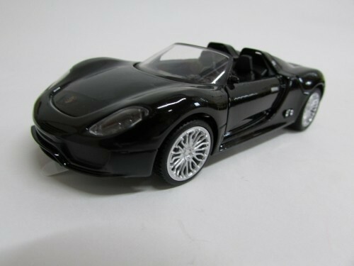 サウンドライト ミニカー 1/32 Porsche 918 Spyder ポルシェ 918 スパイダー ブラック