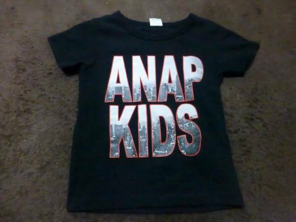 ●○●ＡＮＡＰ＊Ｔシャツ＊黒＊１００ｃｍ●○●