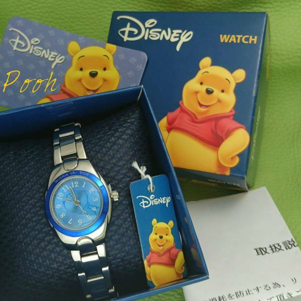 【未使用新品】　Disney　POOH　ディズニー　ウォッチ　くまのプーさん　ケース　取説有り　W049