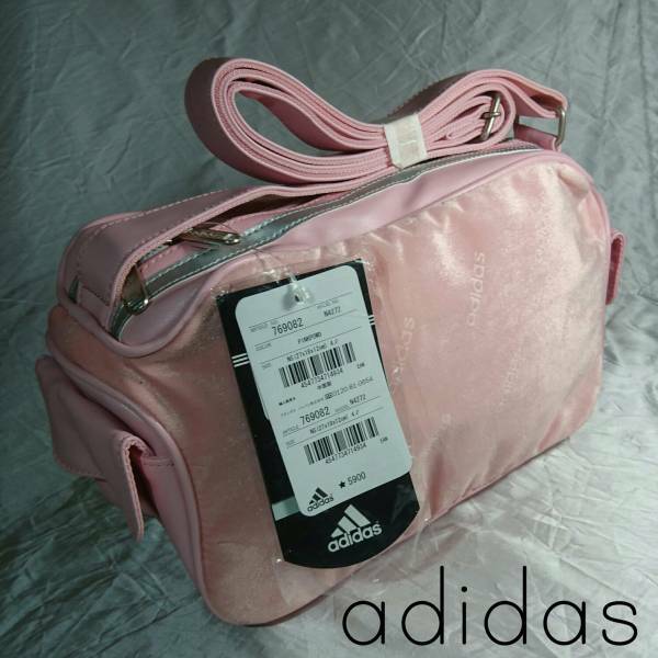 【未使用新品】　adidas　アディダス　ショルダーバッグ　ピンク　B064 