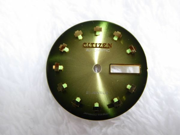 時計店長期保管未使用品　CITIZEN/シチズン　AUTOMATIC　21JEWELS　文字盤　JAPAN6501-656862-K　899I