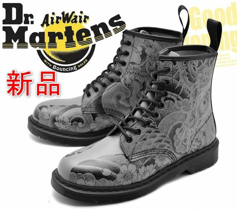 [新品] ドクターマーチン] ブーツ 23cm 1460OTアジアタトゥー8ホールブーツ 24239001 DR.MARTENS